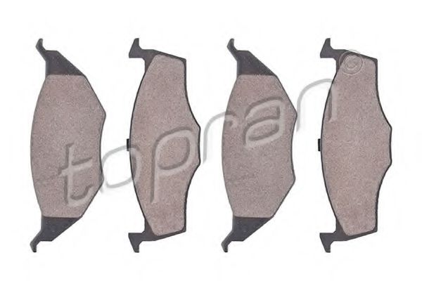 комплект спирачно феродо, дискови спирачки 109 459