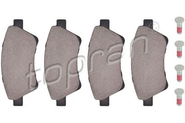 комплект спирачно феродо, дискови спирачки 700 628