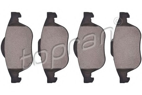 комплект спирачно феродо, дискови спирачки 700 646