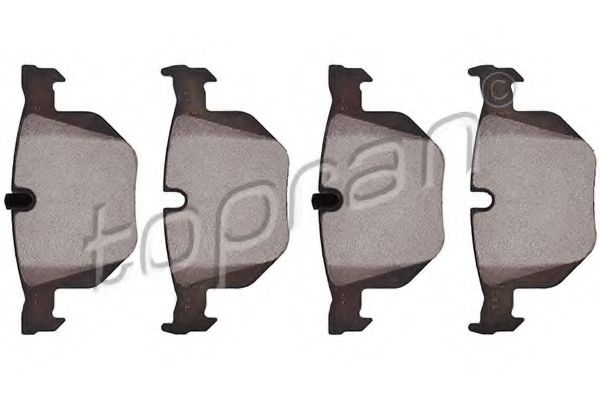 комплект спирачно феродо, дискови спирачки 501 248