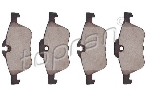 комплект спирачно феродо, дискови спирачки 501 016