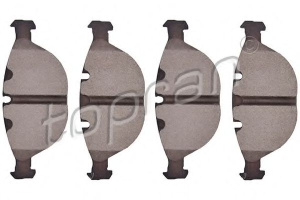 комплект спирачно феродо, дискови спирачки 501 242