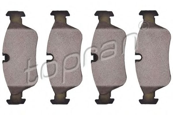 комплект спирачно феродо, дискови спирачки 501 243