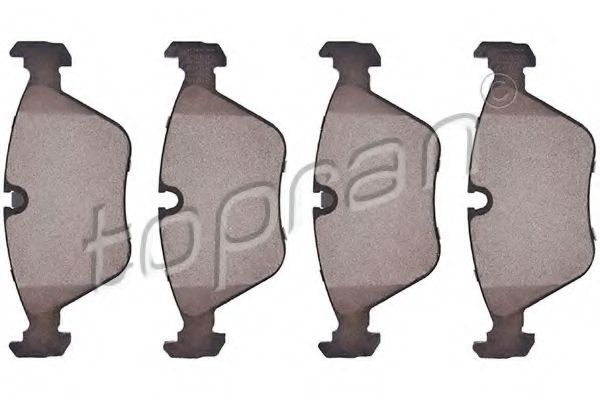 комплект спирачно феродо, дискови спирачки 500 376