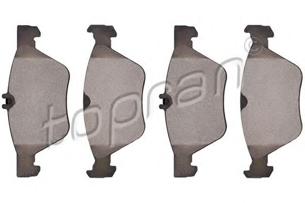 комплект спирачно феродо, дискови спирачки 407 765