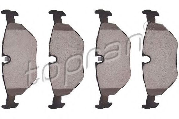 комплект спирачно феродо, дискови спирачки 500 380