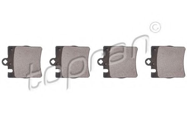 комплект спирачно феродо, дискови спирачки 401 429