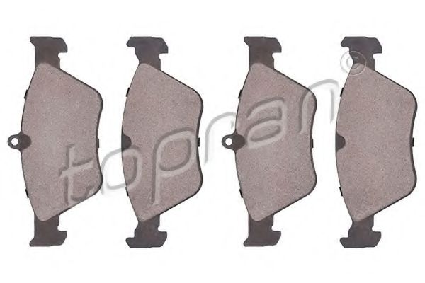 комплект спирачно феродо, дискови спирачки 202 462