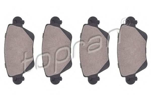 комплект спирачно феродо, дискови спирачки 301 959