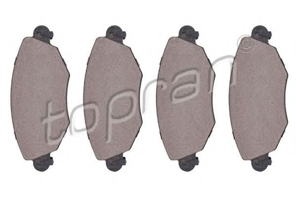 комплект спирачно феродо, дискови спирачки 301 958