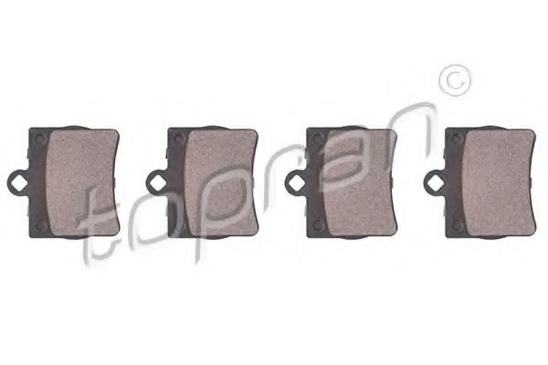 комплект спирачно феродо, дискови спирачки 400 430