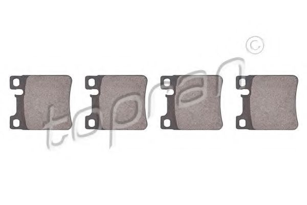 комплект спирачно феродо, дискови спирачки 400 948