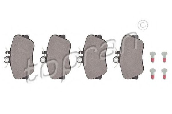 комплект спирачно феродо, дискови спирачки 400 516