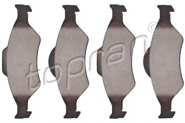 комплект спирачно феродо, дискови спирачки 301 891