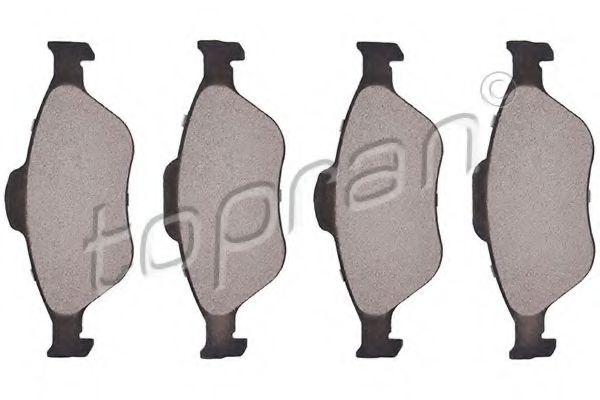 комплект спирачно феродо, дискови спирачки 301 889