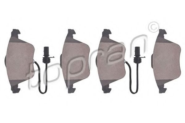 комплект спирачно феродо, дискови спирачки 113 174