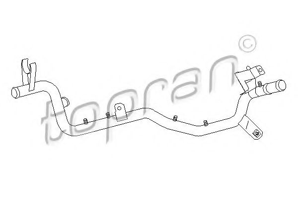 тръбопровод за охладителната течност 109 017