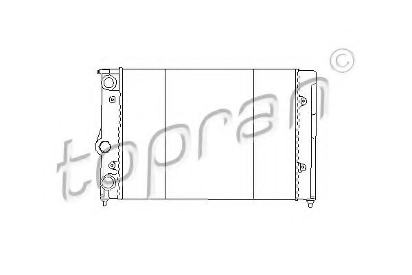 радиатор, охлаждане на двигателя 102 572