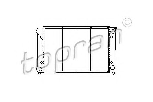 радиатор, охлаждане на двигателя 102 726