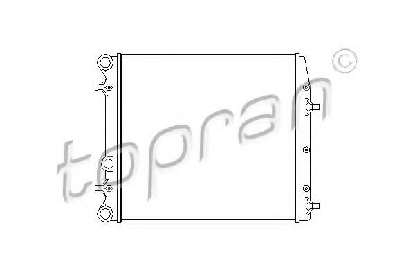радиатор, охлаждане на двигателя 112 239
