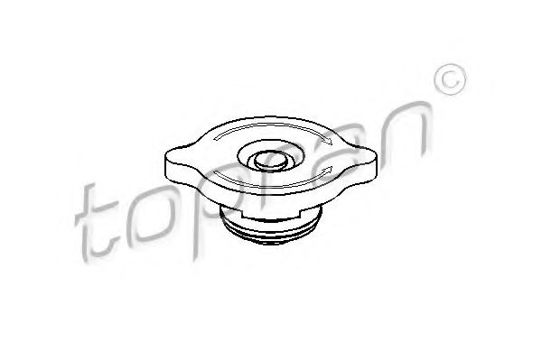 капачка, резервоар за охладителна течност 103 385