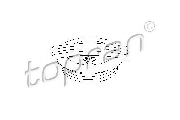 капачка, резервоар за охладителна течност 111 023