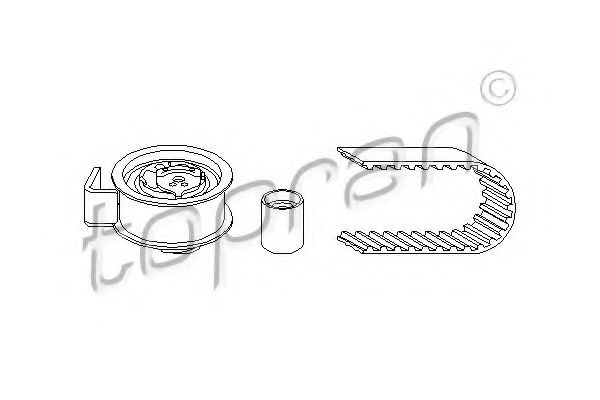 комплект ангренажен ремък 111 199