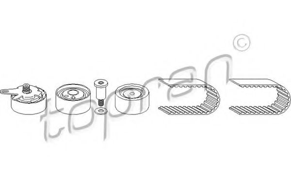 комплект ангренажен ремък 111 202