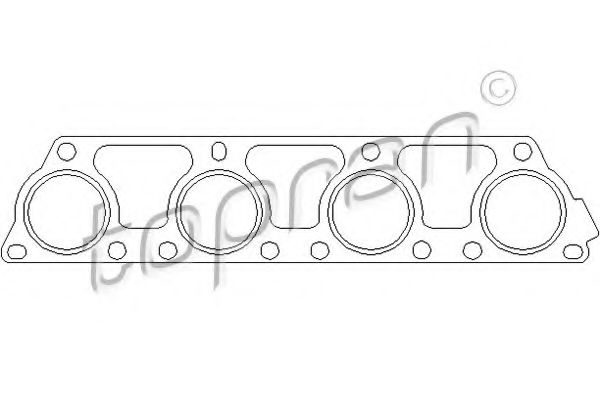 уплътнение, изпускателен колектор 110 504