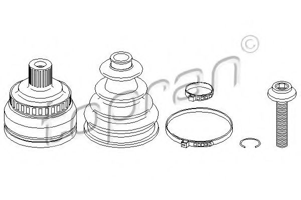 каре комплект, полуоска 110 810