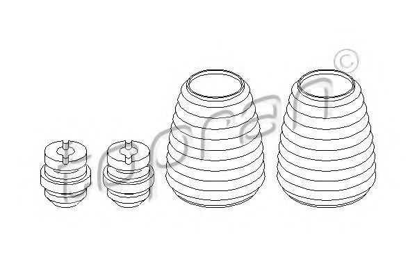 прахозащитен комплект, амортисьор 914 038