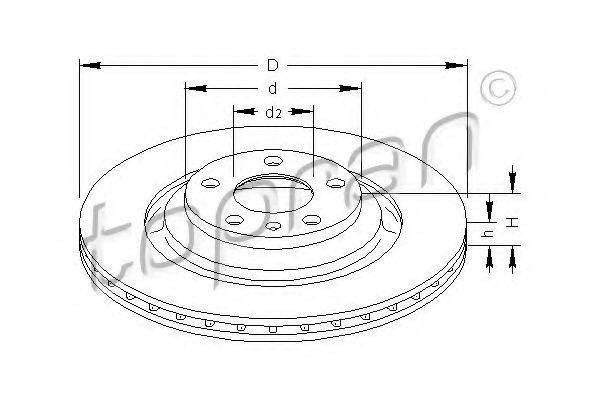 спирачен диск 110 424