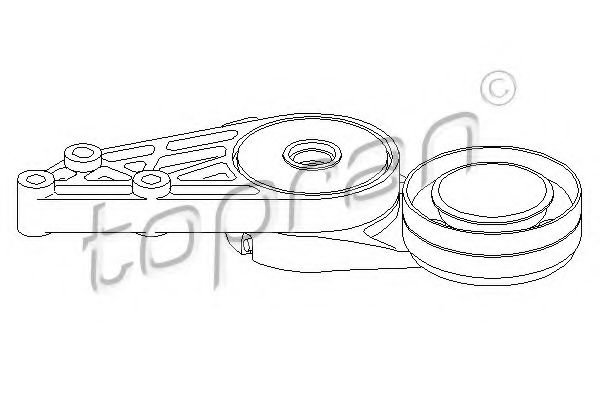 ремъчен обтегач, пистов ремък 108 416