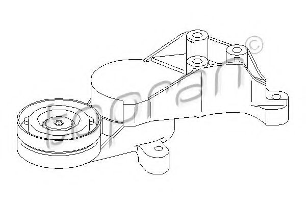 ремъчен обтегач, пистов ремък 109 799