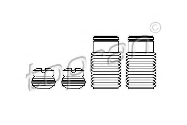 прахозащитен комплект, амортисьор 924 004