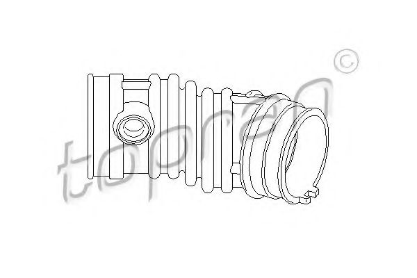 всмукващ маркуч, въздушен филтър 207 306