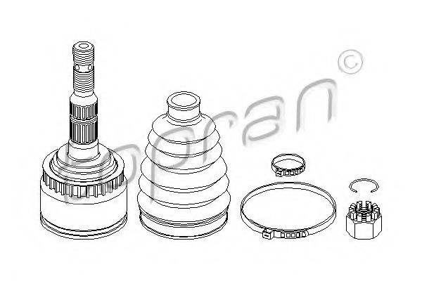 каре комплект, полуоска 207 490