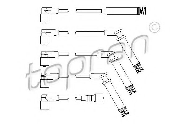 комплект запалителеи кабели 202 520
