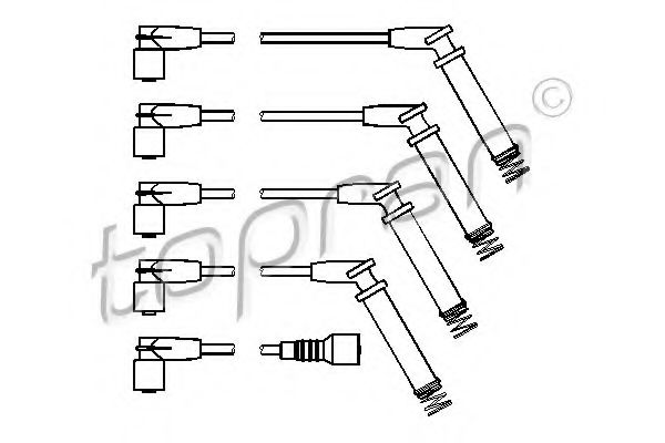 комплект запалителеи кабели 202 526