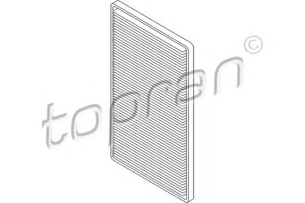 филтър, въздух за вътрешно пространство