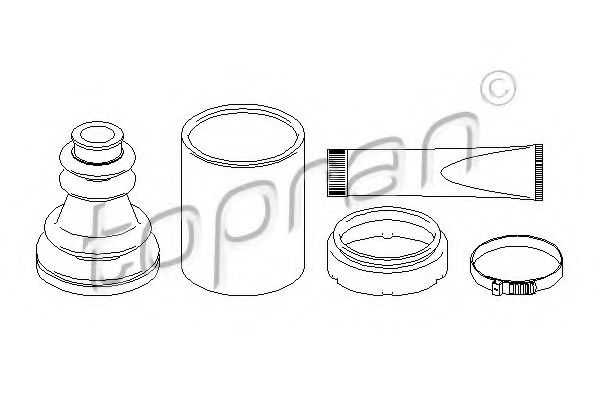 комплект маншон, полуоска 207 497
