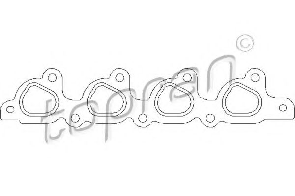 уплътнение, изпускателен колектор 302 544