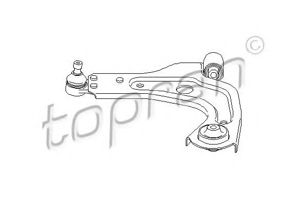 носач, окачване на колелата 301 646
