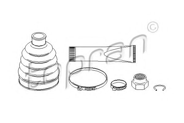 комплект маншон, полуоска 301 245