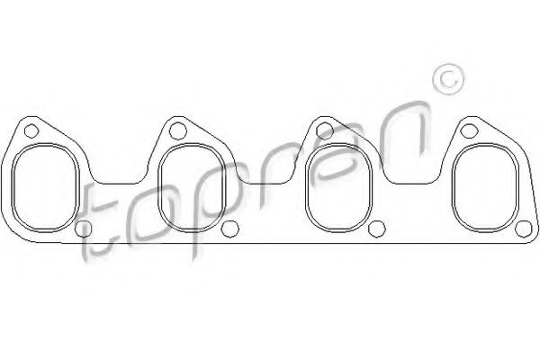 уплътнение, всмукателен колектор 302 266