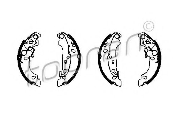 комплект спирачна челюст 301 771