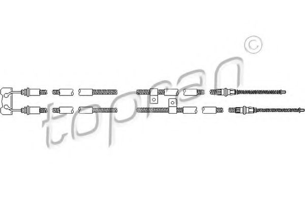 жило, ръчна спирачка 301 332