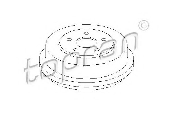 спирачен барабан 302 250