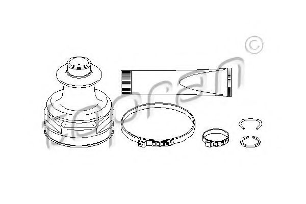 комплект маншон, полуоска 302 384