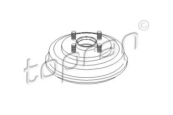 спирачен барабан 302 345